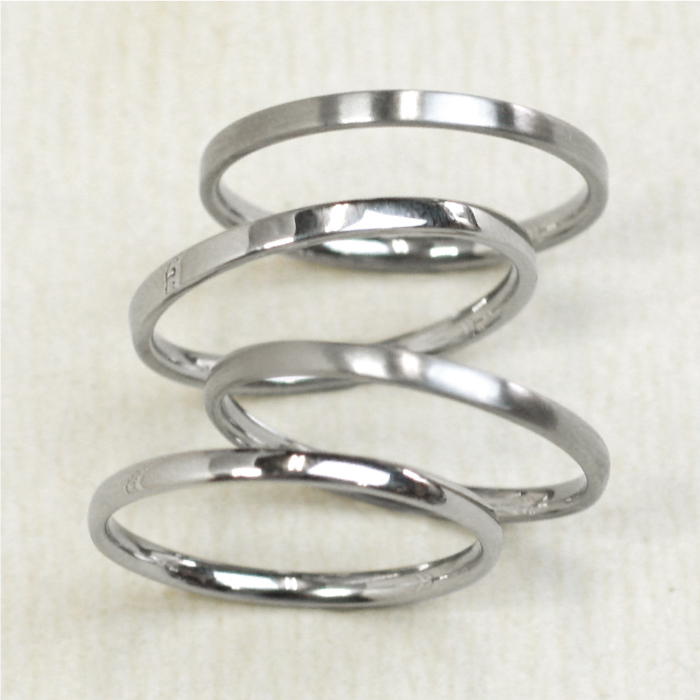 気軽に楽しめる極細華奢リング（純チタン）金属アレルギー対応の指輪 | 結婚指輪、チタンリングの専門店 島田工房